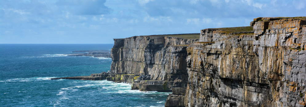 Inishmore en de Aran Islands in Ierland