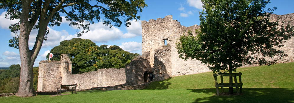 Pickering Castle in North Yorkshire