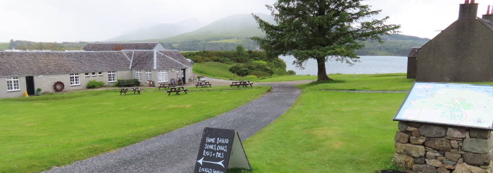 Duart Castle café op het eiland Mull