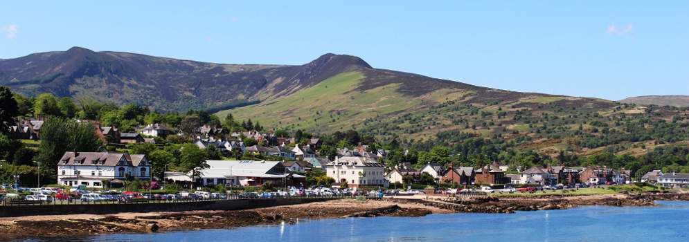Brodick op het eiland Arran, Schotland