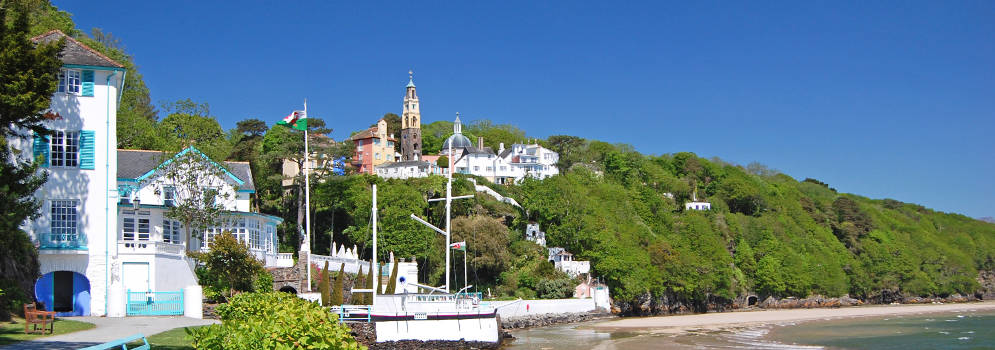 Portmeirion in Snowdonia, Wales