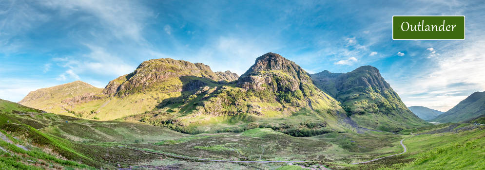 Schotse Highlands in filmserie Outlander, Schotland